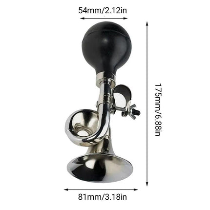 Bicycle Air Horn Loud Squeeze Bulb Trumpet for Cycling and Outdoor Use