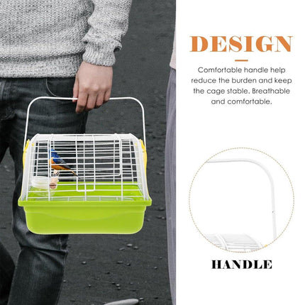 Portable Parrot Exterior Cage Small Bird Cage Outdoor Flight Cage for Pets