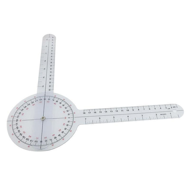 49CM 360 Degrees Calibrated Goniometer Physio Medical Joint Angle Measure Ruler - Aimall