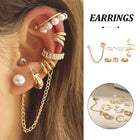 Women Punk Earrings with Fringe and Chain Fashion Jewelry Statement Gift