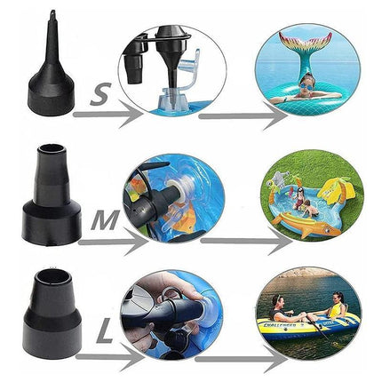 12V/240V Electric Air Pump Inflator Deflator Pumps for Airbed Bed Mattress Pool Aimall