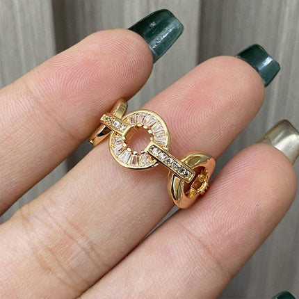 Adjustable Circle Ring Opening Fashion Jewellery Women Trendy Accessories