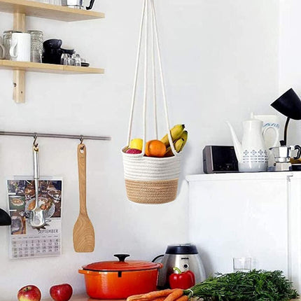 Hanging Storage Basket Wall Planter Decorative Hanging Basket for Plants Storage