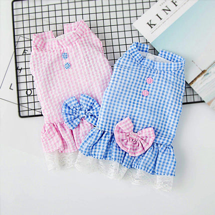 Cute Small Dog Dress Puppy Clothing Pet Apparel for Summer Fashion Outfit