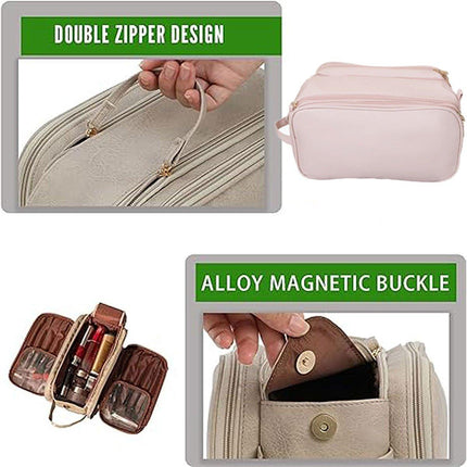 Large Capacity Portable Travel Cosmetic Bag Multifunctional Women Makeup Bag