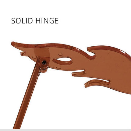 Sunglasses Eyewear Wave Sun Glasses Fire Flame Rimless Fashion Sunglasses - Aimall