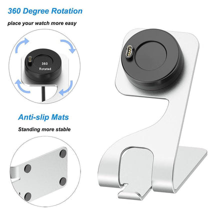 Watch Charger Dock for Garmin Fenix 7 / Fenix 7S USB Charging Cable Stand Bas