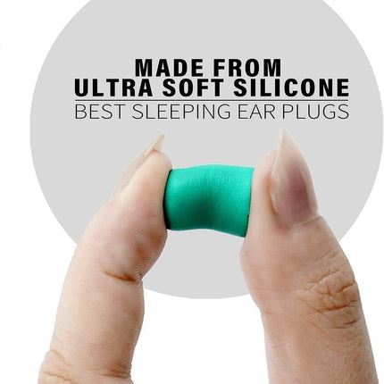 1/2/4 Pairs Soundproof Capsule Earplugs Noise Reduction Ear Plugs for Sleeping