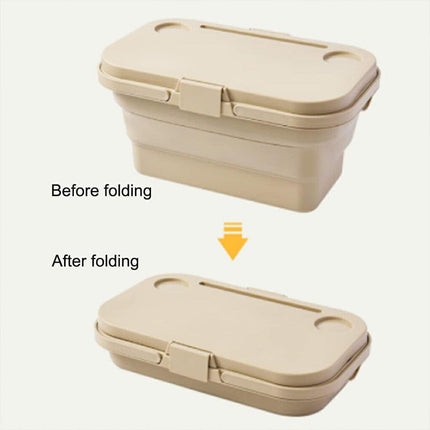 Outdoor Picnic Basket Camping Portable Handheld Storage Basket with Lid Foldable