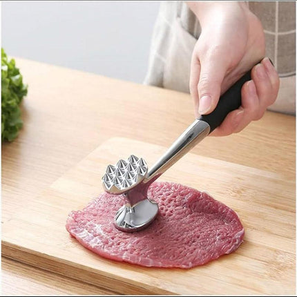 Meat Hammer Kitchen Tenderizing Beating Tool Double Sided Loose Meat Hammer