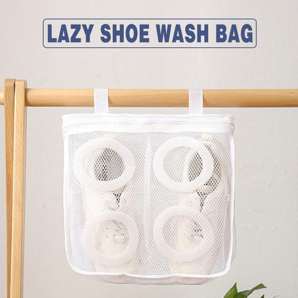 Mesh Laundry Shoes Bags Dry Shoe Organizer Portable Washing Bags - Aimall