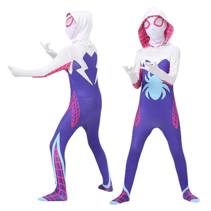 Halloween Costume Children's Boomsuit Headgear Clothes Miles Adult Male Gwen Steel Spider Tight Man