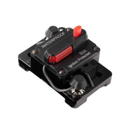 Waterproof Car Circuit Breaker Fuse Reset 30-300A AMP 12V-48V DC Car Boat IP67 - Aimall