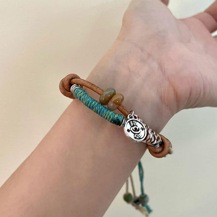 Boho Vintage Braided Fringe String Bracelet for Women Fashion Jewelry Gift
