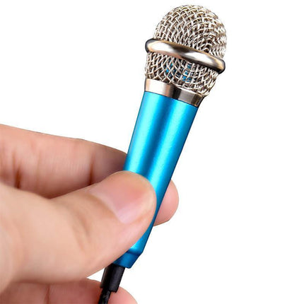 Mini Microphone Portable Vocal Instrument Mic for Mobile Phone Laptop Notebook - Aimall