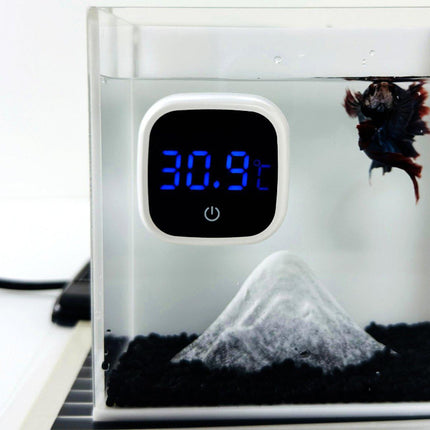 Aquarium Thermometer External Touch Screen Fish Tank Water Temperature Monitor