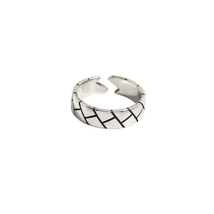 Silver Vintage Index Finger Ring Women Fashion Jewelry Adjustable Statement