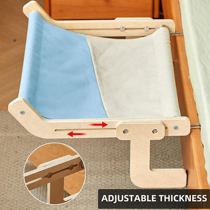 Window Hanging Cat Hammock Solid Wood Sun Bed Nest for All Seasons Durable