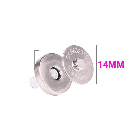 20-100x Bag Purse Clasps Magnetic Buttons Snaps Fasteners Handbag Craft Buttons - Aimall