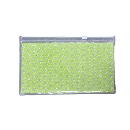 10pcs PVC Bubble Zipper Bag Thick Cosmetic Storage Pouch for Travel and Makeup