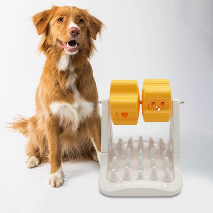 Roller Type Leaky Slow Food Toy Automatic Feeders for Dogs Interactive Playtime