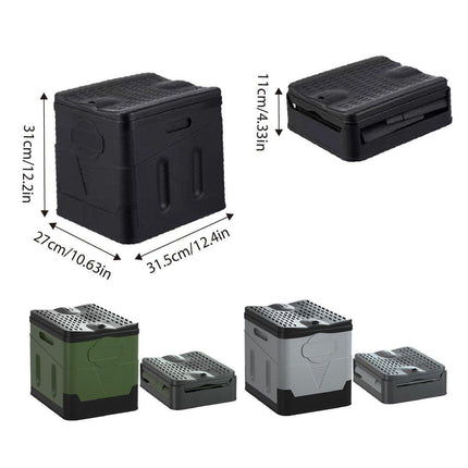 Portable Folding Car Toilet Outdoor Travel Emergency Plastic Lightweight Toilet