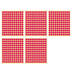 13mm 132 Dots - 5 Sheets