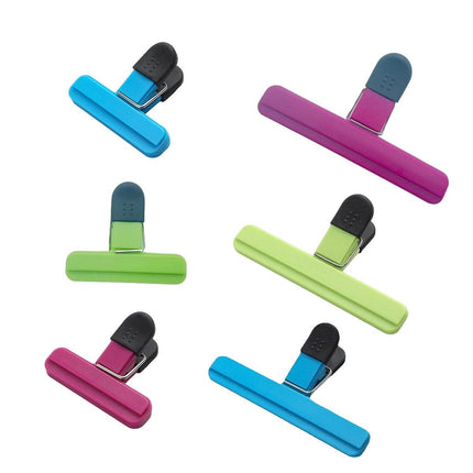 12pcs Plastic Bag Clips Food Storage Sealing Clips Snack Sealer Multi Purpose