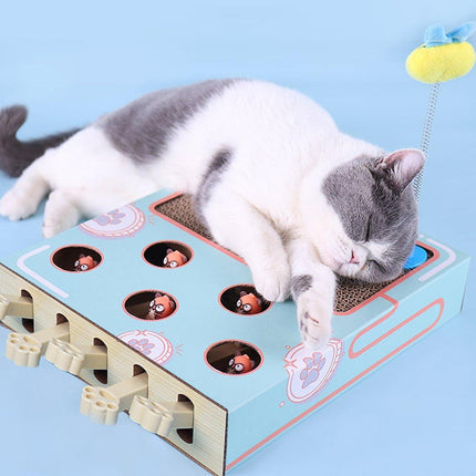 Multifunctional Cat Toys Corrugated Scratch Board for Cats and Hamsters Fun Toy