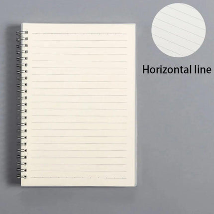 10pcs Spiral Notebook A6 Size Coil Bound Lined and Grid Pages School Office Use