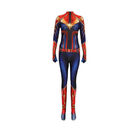 Halloween Cos Leotard Cosplay Cosplay Stage Performance Costume Jumpsuit Christmas Marvel Captain