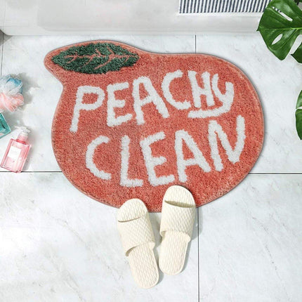 Cute Fruit Bathroom Mat Anti Slip Floor Carpet for Doorway Toilet Soft Bath Rug