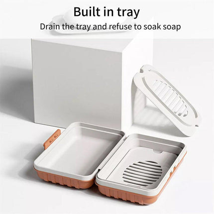 3PCS Soap Holder Travel Soap Container Portable Bar Soap Case Leakproof Soap Box