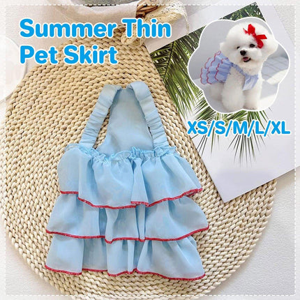 Small Dog Cat Summer Dress Princess Style Pet Clothes Puppy Dogs Cats