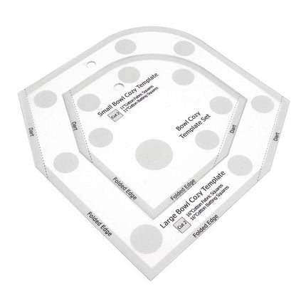 Quilting Ruler Bowl Mat Table Placemat Cozy Acrylic Durable Patchwork Craft Tool