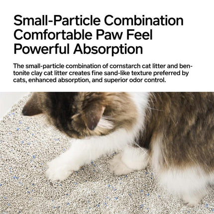 Pidan Corn starch Bentonite Mixed Cat Sand 4 Pack