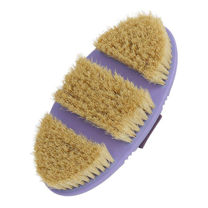 Oval Bendable Horse Grooming Brush Cleaning Shedding Massage Care Supplies