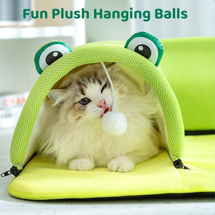 Washable Cat Tunnel Nest Corner Passage Cat House Easy Clean Pet Furniture