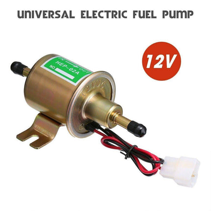 12V Universal Low Pressure Electric Fuel Pump 2.5-4 PSI Gas Diesel Inline HEP02A
