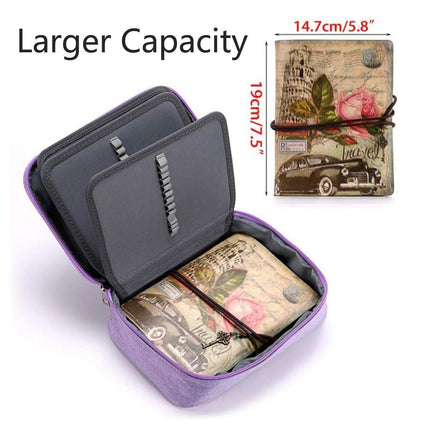 Large Capacity Waterproof Pen Pouch Pencil Case Student Stationery Storage Bag