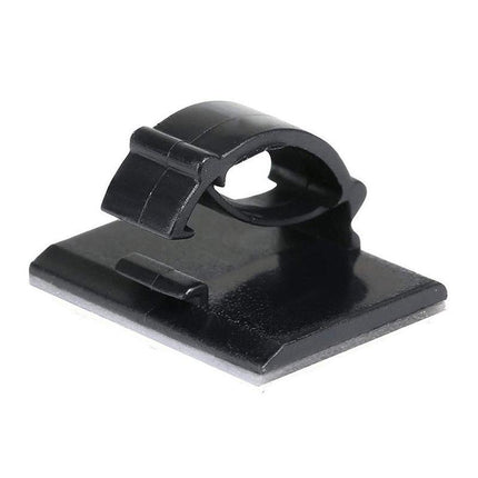 100X Cable Clips Holder Tidy Adhesive Home Car Wire Tie Fixer Drop Clamp Cord - Aimall