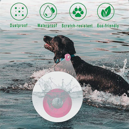 Silicone Pet Protective Case for Airtag Loop Apple GPS Finder Dog Cat Collar - Aimall
