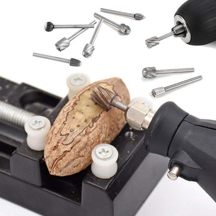 20pcs 3mm Solid Carbide Burrs Set for Rotary Tool Drill Die Carving Accessories