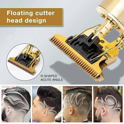 Men's Styling Electric Hair Trimmer Clippers Beard Shaver Cutting Cordless Style - Aimall