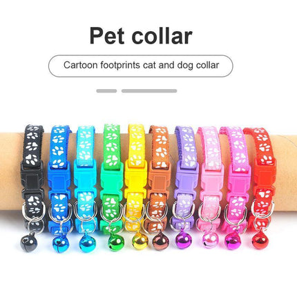 12 PCS Adjustable Whelping ID Collars with Bells - Aimall