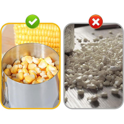 Stainless Steel Corn Peeler Portable Kitchen Tool Rotary Corn Stripper 304 Metal