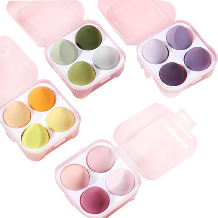 4PCS Value Makeup Foundation Blender Sponge Blending Puff Cosmetic Beauty Eggs - Aimall