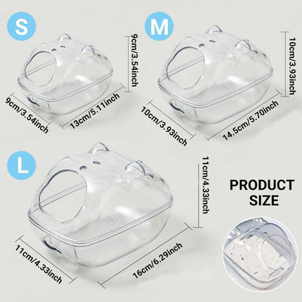 Dual-use Hamster Bathroom Toilet Nest Bath Basin Anti-splash Sand Pet Supplies