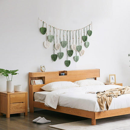 Bohemian Decorative Woven Tassel Leaf Wall Hanging Bedroom Home Wall Decoration