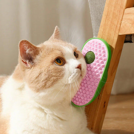 Cat Scrubber Toy for Cats Self Grooming Hair Removal Scratching Face Massage